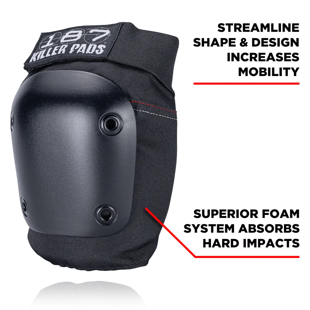 187 Killer Pads Fly Knee Pad - Black