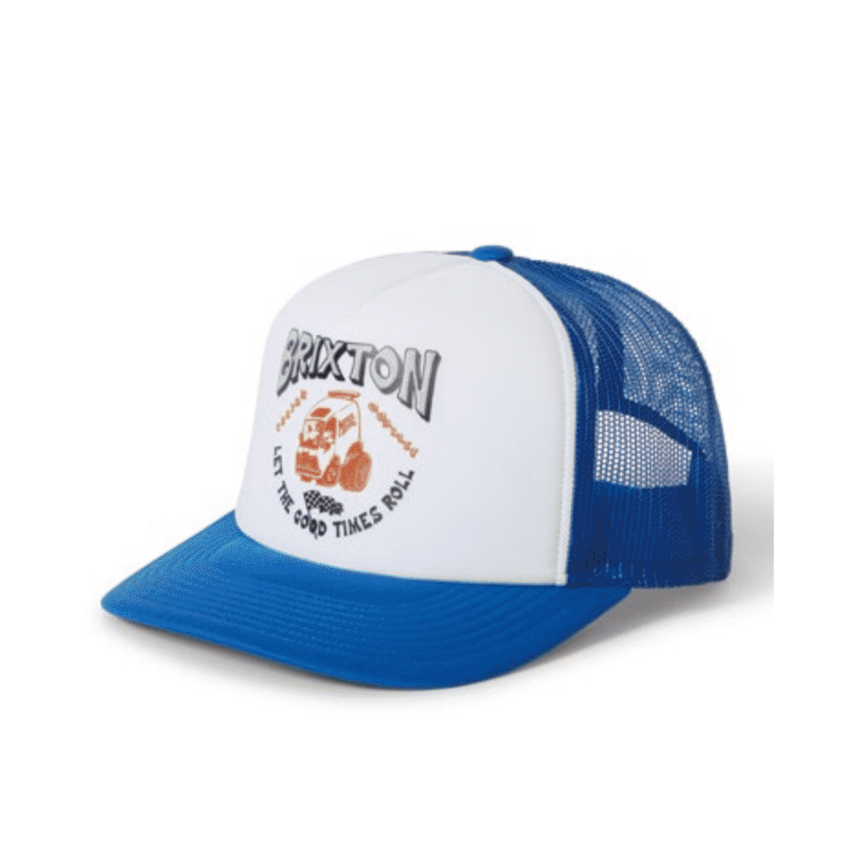 Brixton Garnett Netplus Trucker Hat - Royal / White / Royal