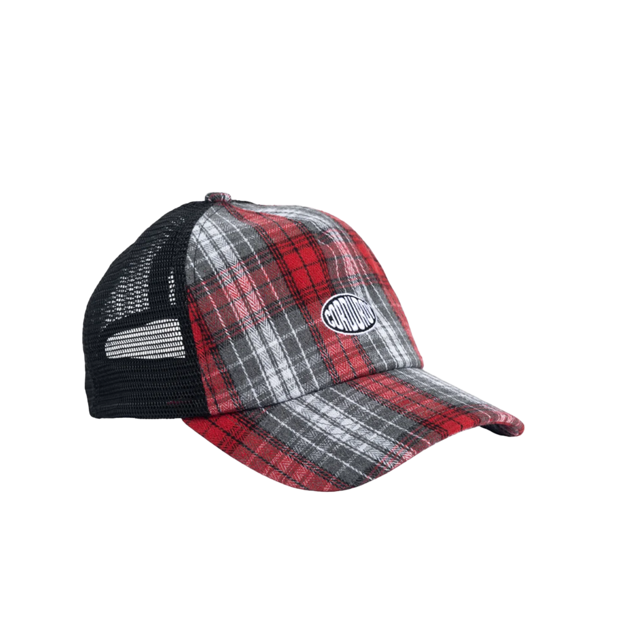 Corduroy Plaid Trucker Hat - Plaid