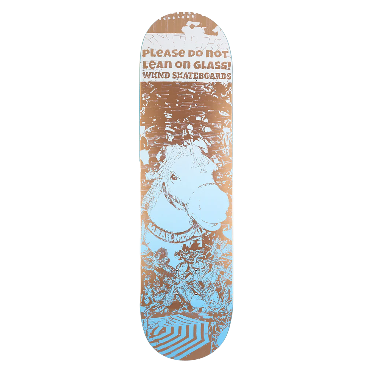 WKND Please Do Not Lean On Glass Sarah Meurle Skate Deck - Assorted Sizes