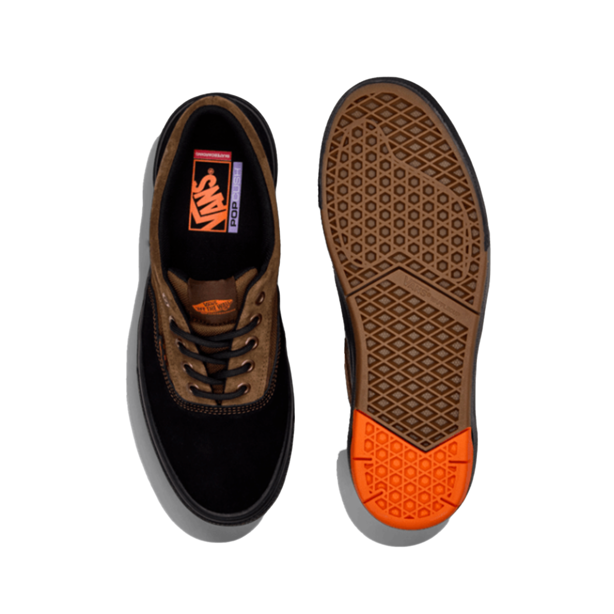 Vans Skate Era Wafflecup Shoes - Black / Brown