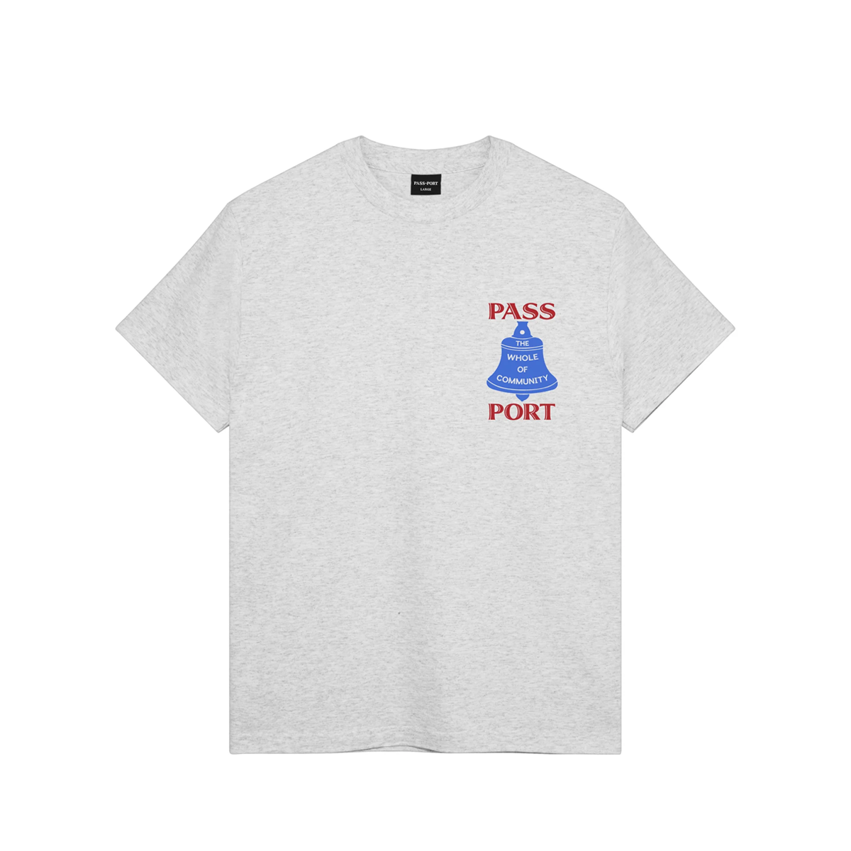 Passport Communal Bell T-Shirt - Ash
