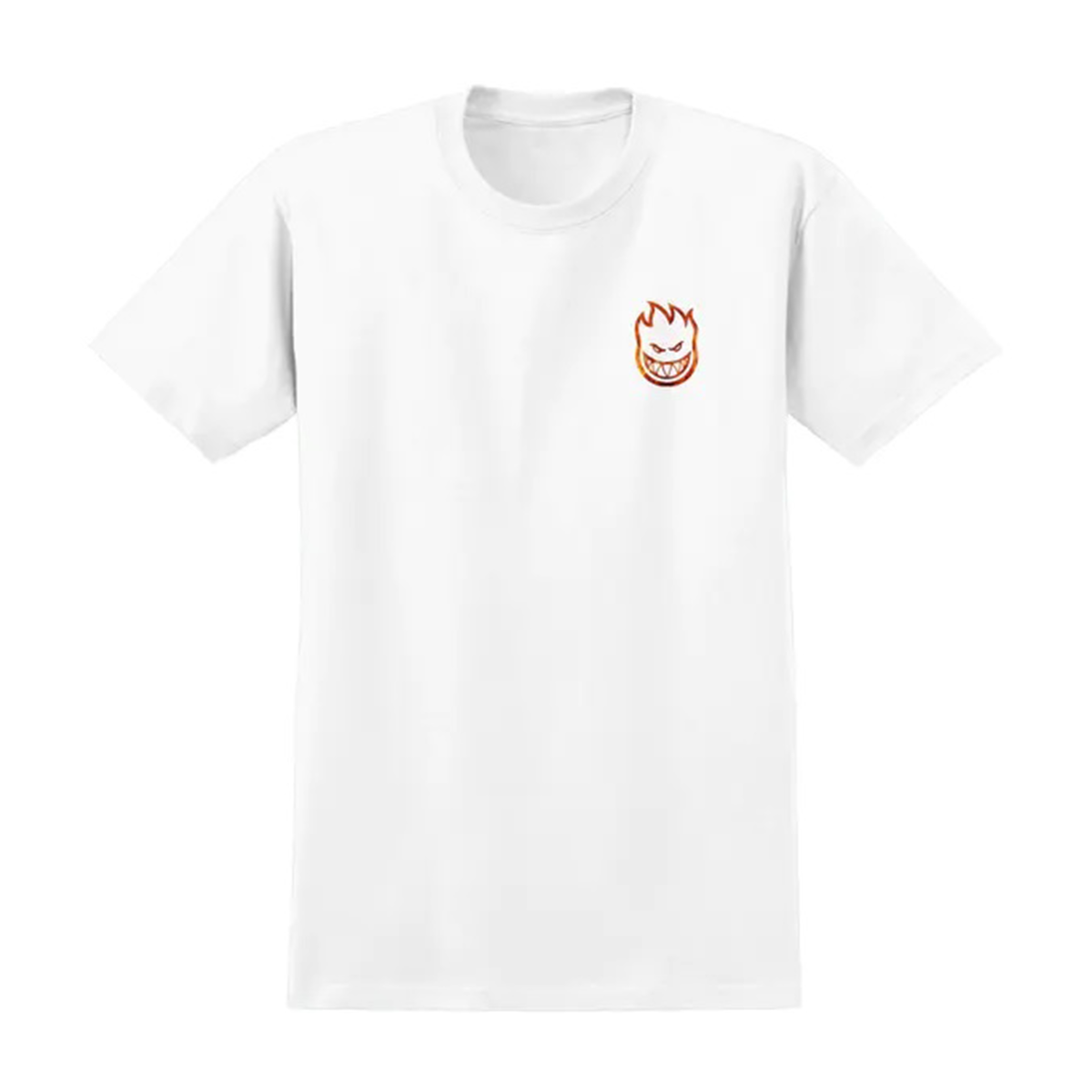 Spitfire Flamed Fill Swirl T-Shirt - White