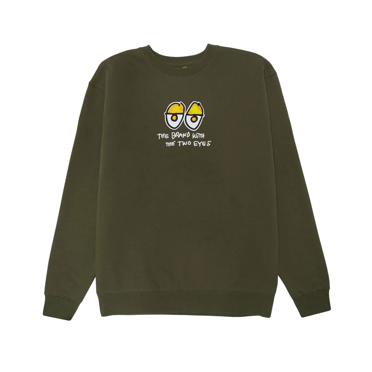 Krooked Two Eyes Fill Crewneck - Army