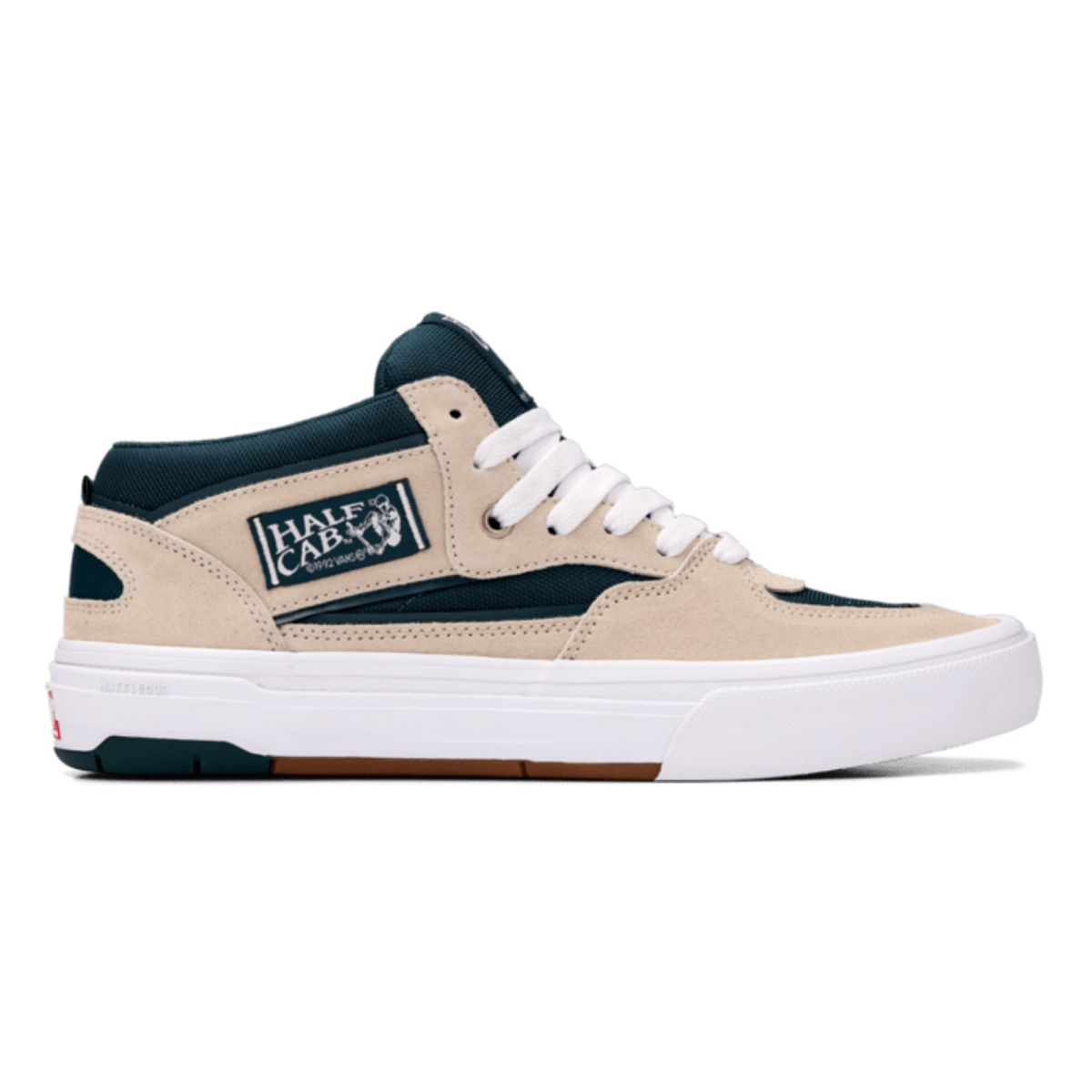 Vans Skate Half Cab Wafflecup Shoes - Oatmeal / Deep Teal
