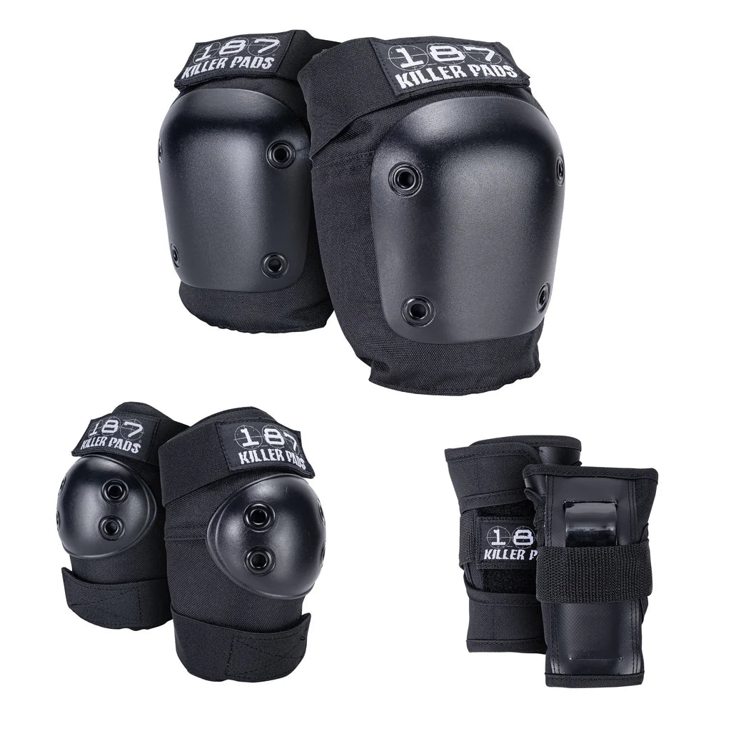 187 Killer Pads Six Pack Pad Set - Black