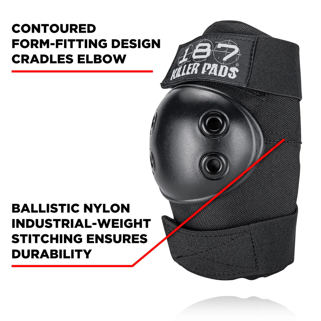 187 Killer Pads Elbow Pad - Black