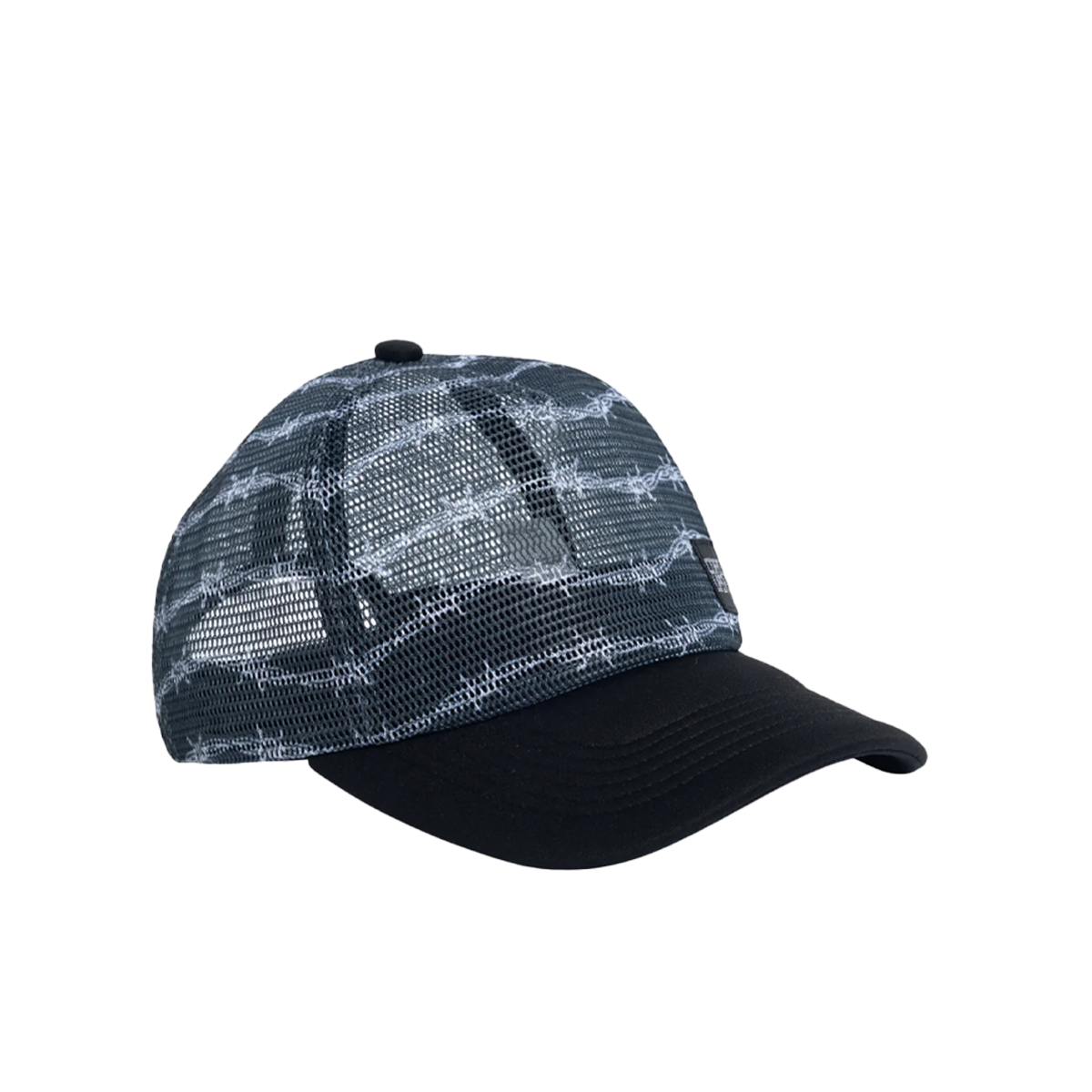 Corduroy Barbed Trucker Hat - Black