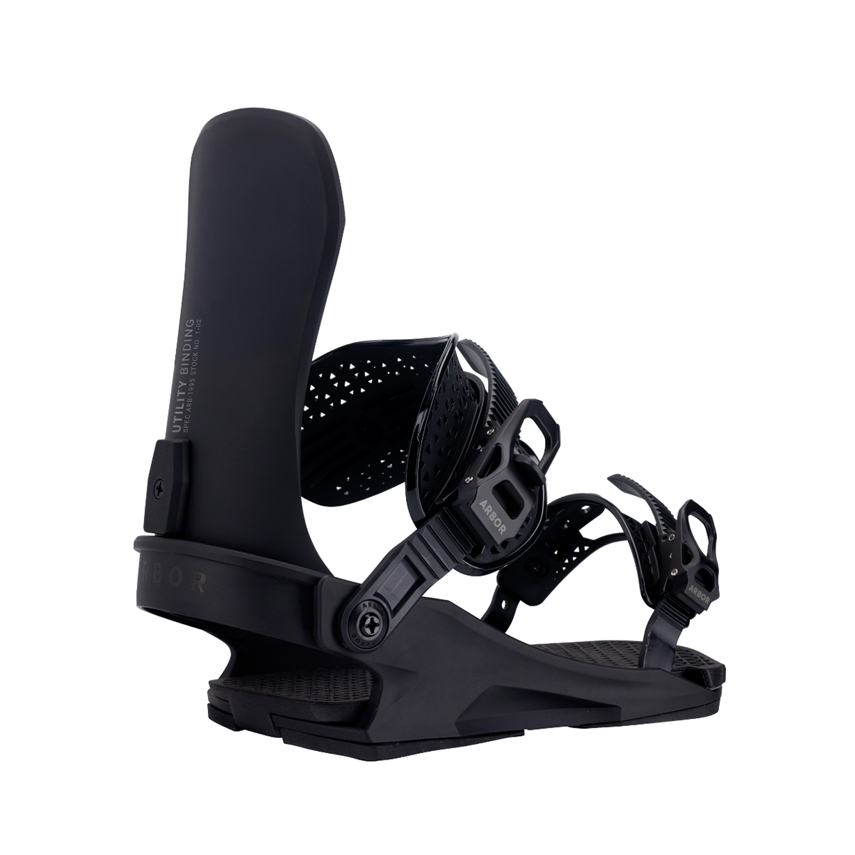 Arbor 2027 Utility Snowboard Bindings - Black