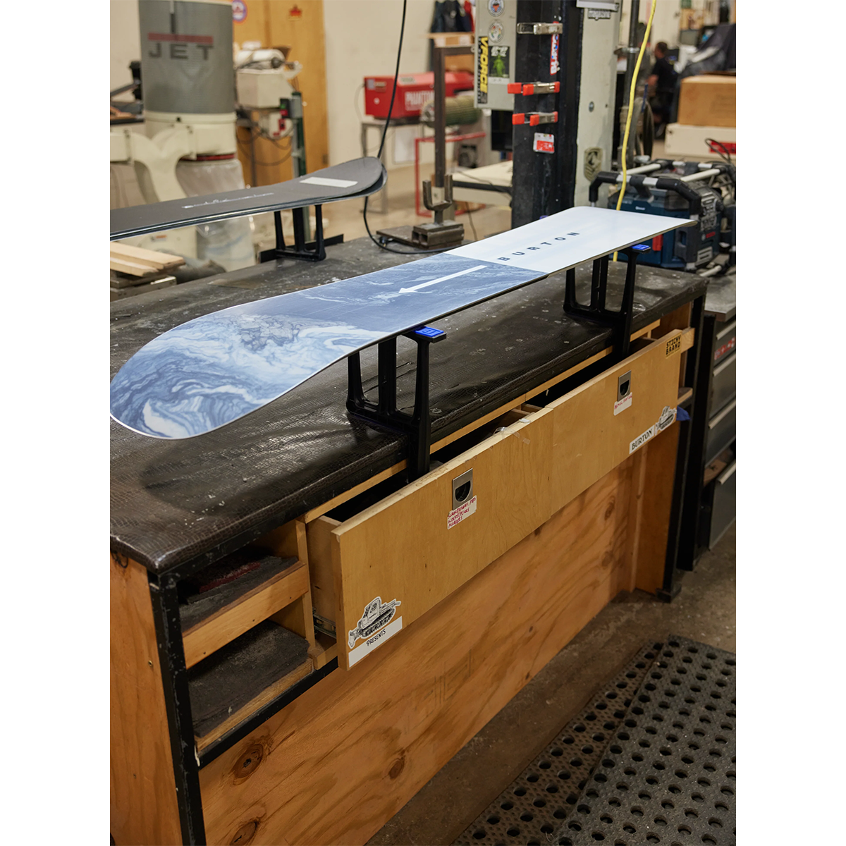 Burton Wax and Tuning Snowboard Vices