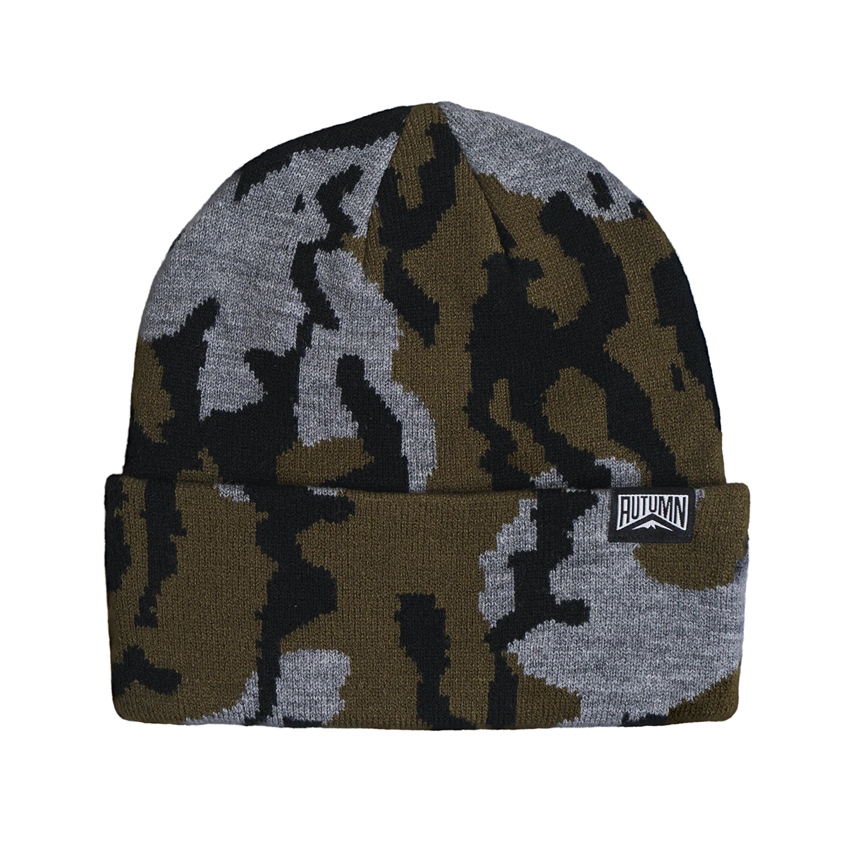 Autumn Old Growth Camo Beanie - Cement