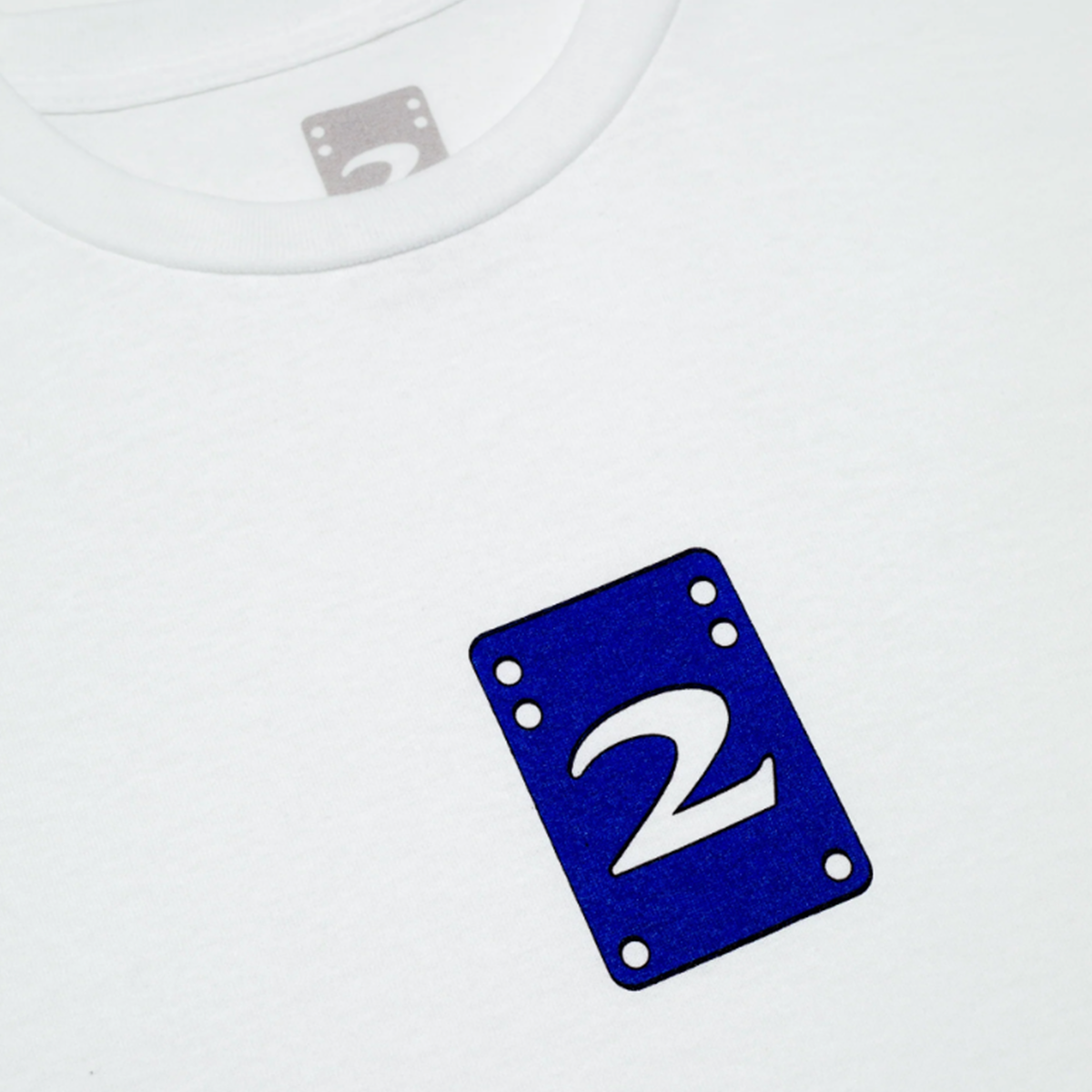2 Riser Pads Logo T-Shirt - White
