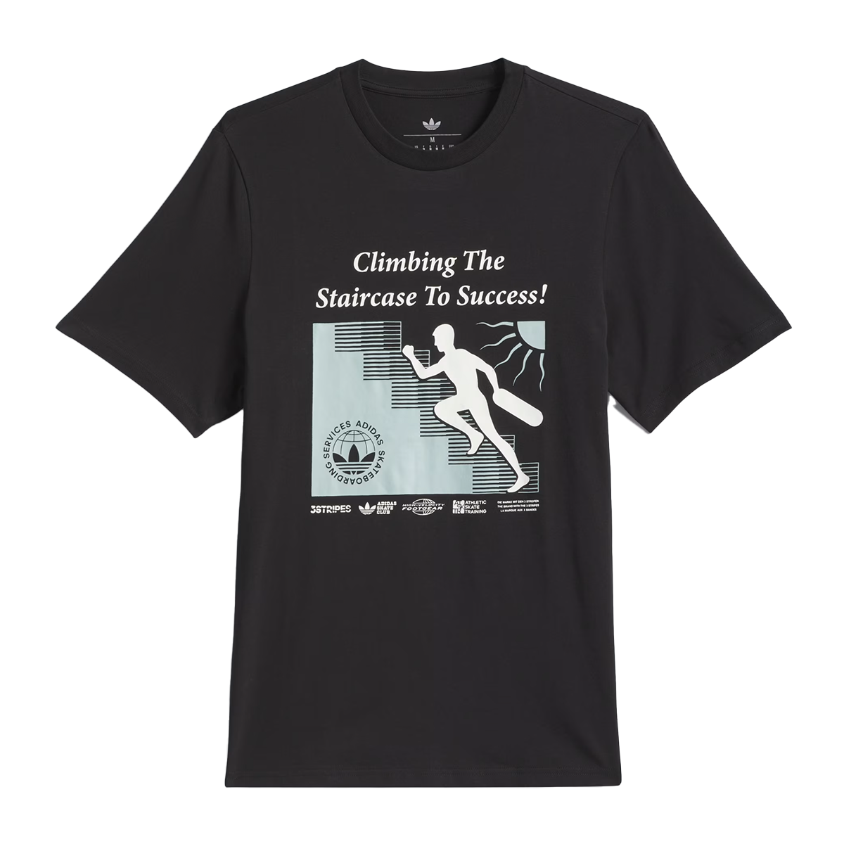 Adidas Skateboarding Stairs Corpo Solutions T-Shirt - Black