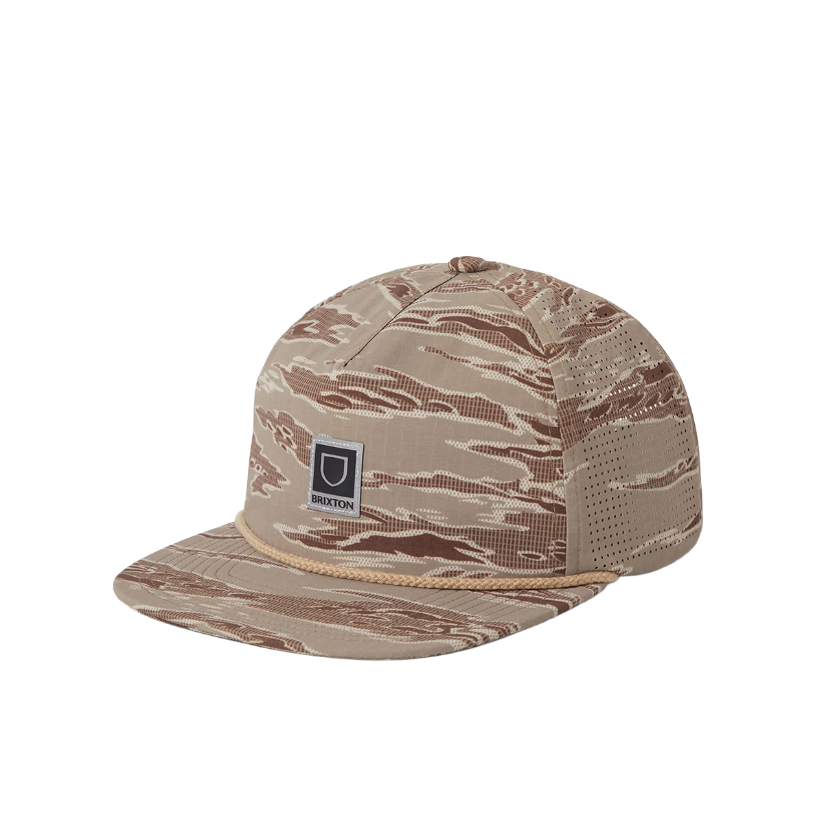 Brixton Journey Performance Snapback Hat - Desert Camo