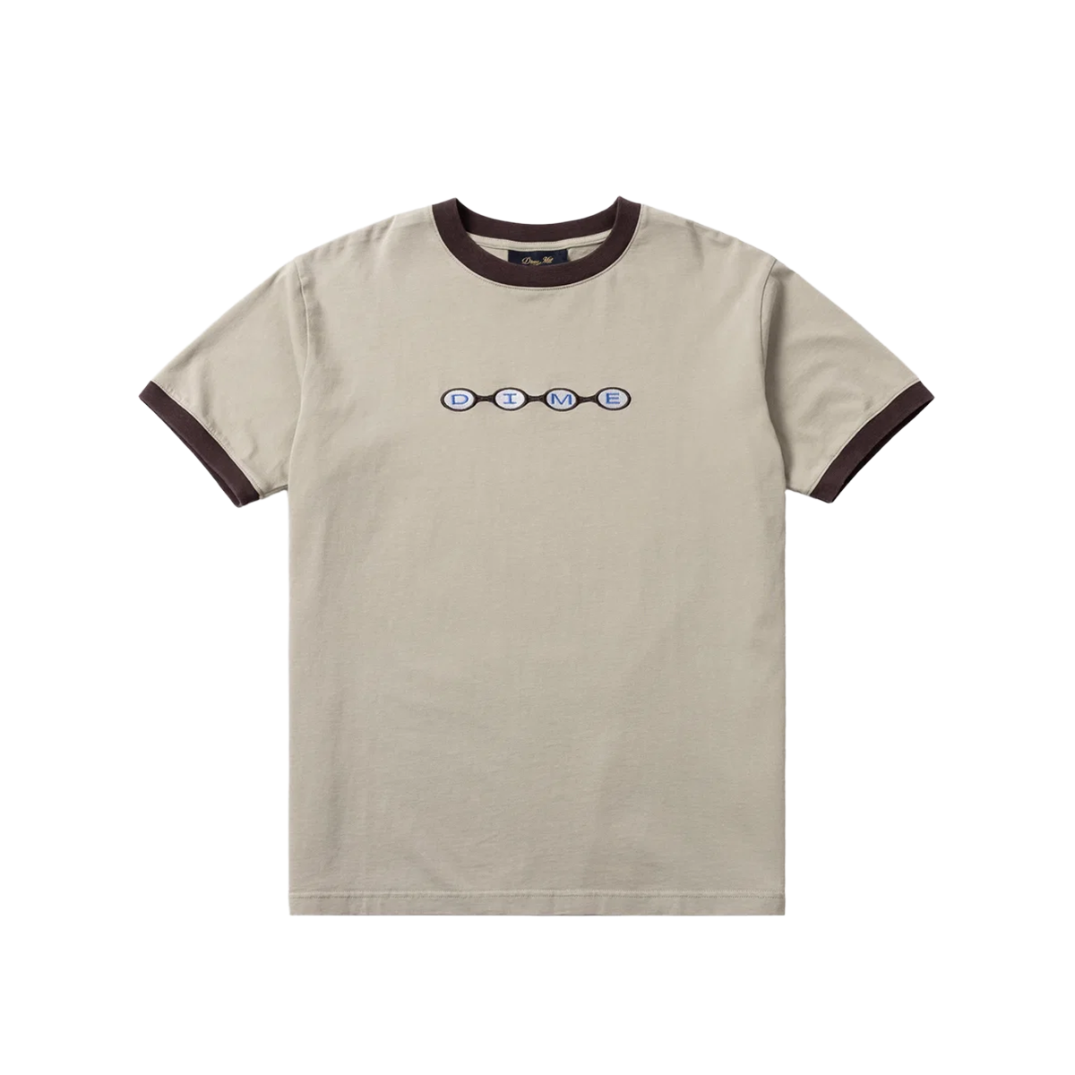 Dime Space Ringer T-Shirt - Sage
