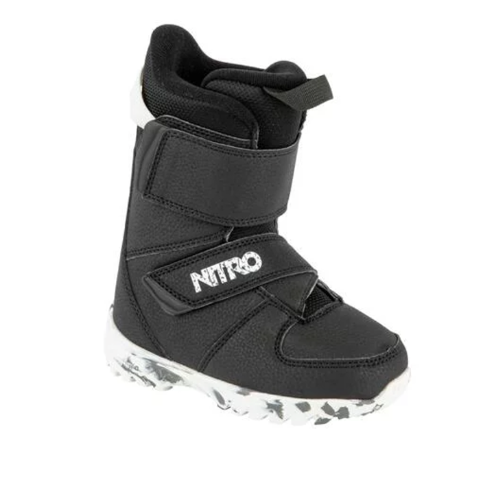 Nitro Youth Rover Snowboard Boots - Black/White/Charcoal