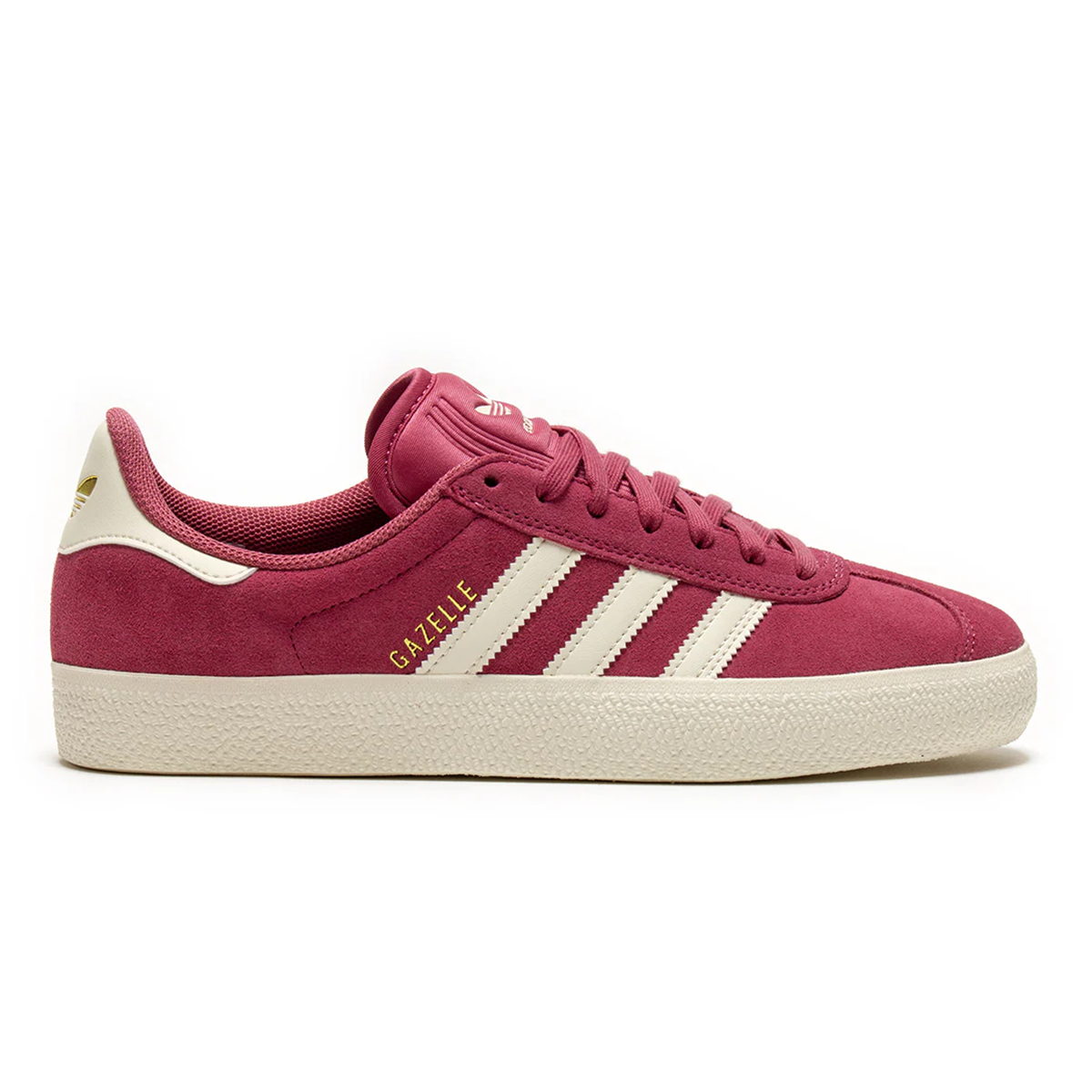 Adidas Gazelle ADV Shoes - Magenta / Cream White / Gold Metallic
