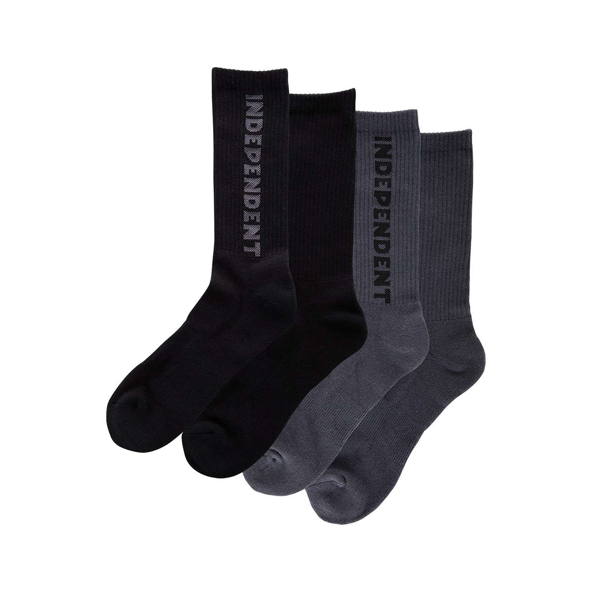Independent Baseline 2-Pack Crew Socks - Assorted Colors