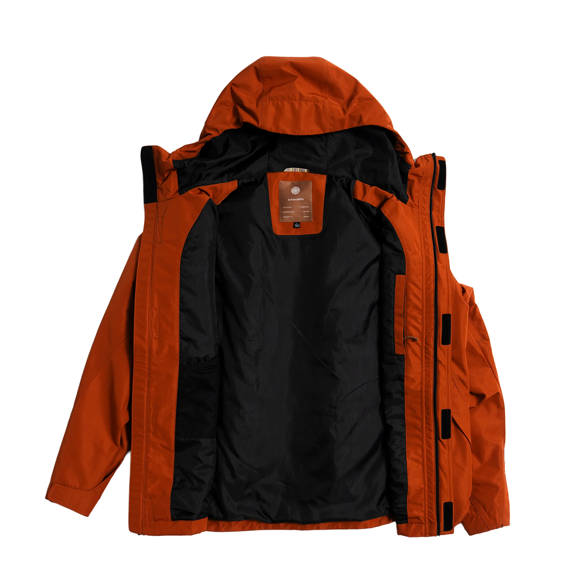 Autumn 2027 Scale Insulated Snow Jacket - Rust