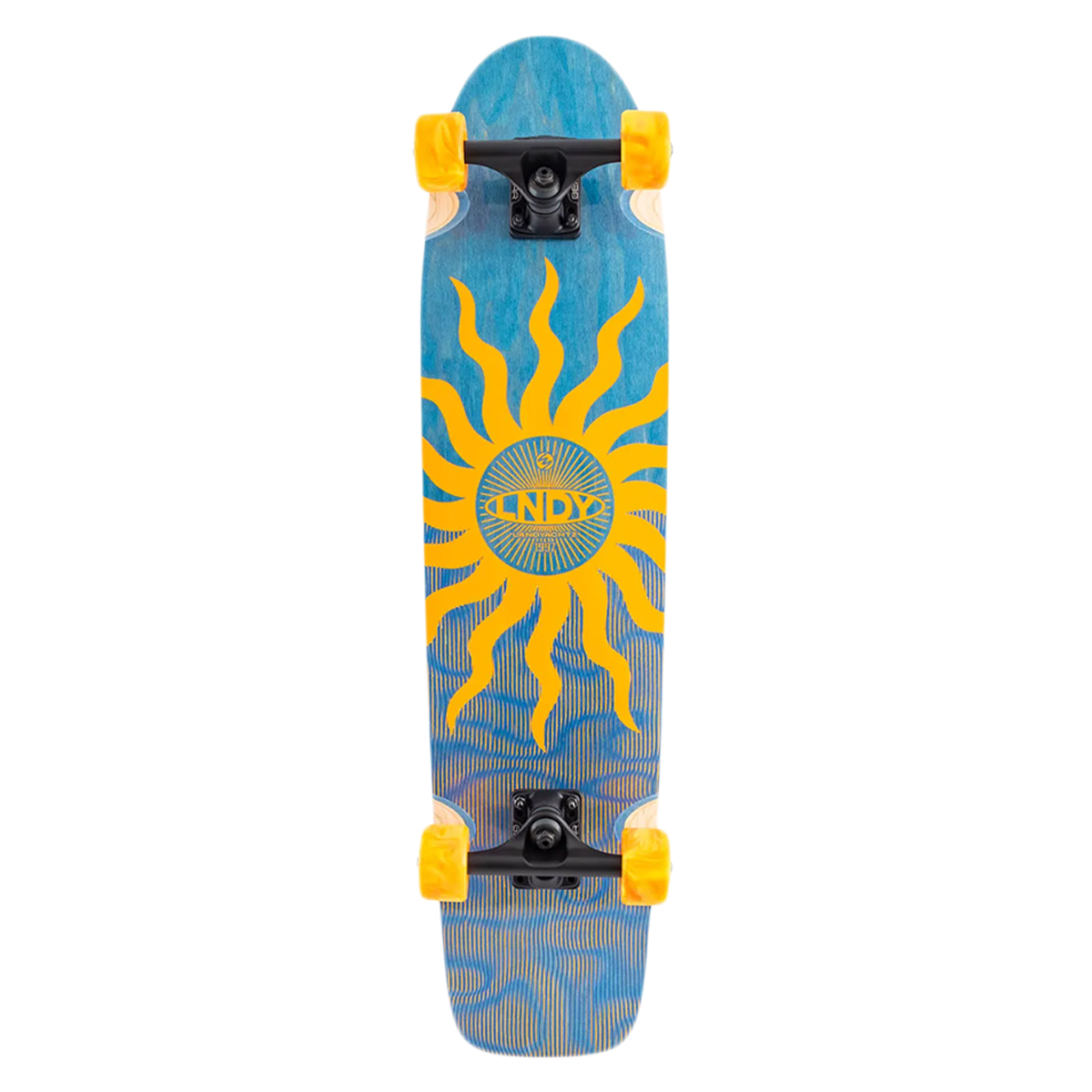 Landyachtz Rally Kitty Sun Jam Longboard Complete - 33.17