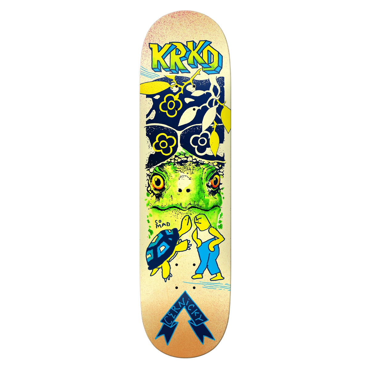Krooked Eddie Cernicky Mad Turtle Deck - 8.5