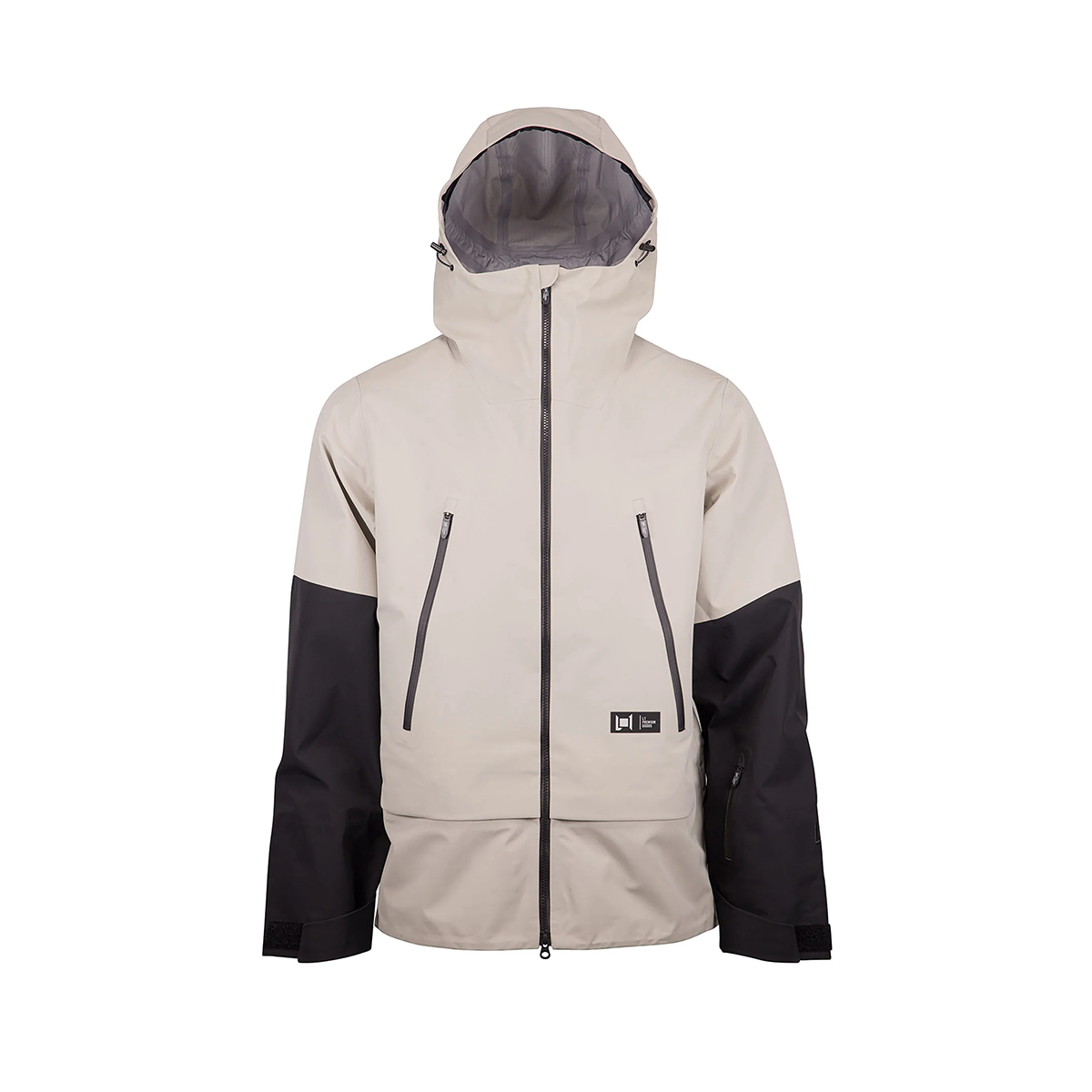 L1 2027 Lighthouse Snow Jacket - Pale Grey / Black