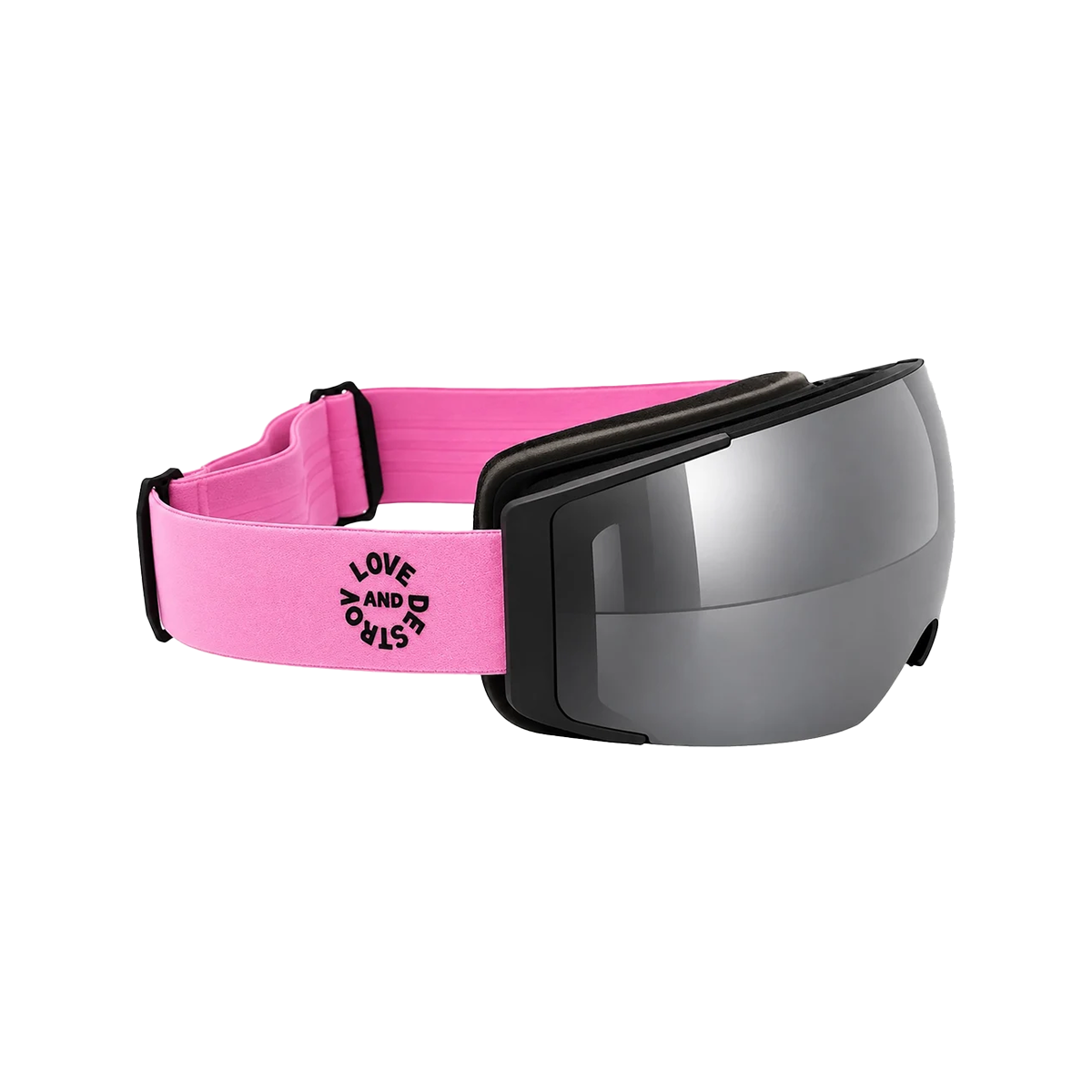 Destroyer Pioneer Goggles - Wordmark Pink / Black