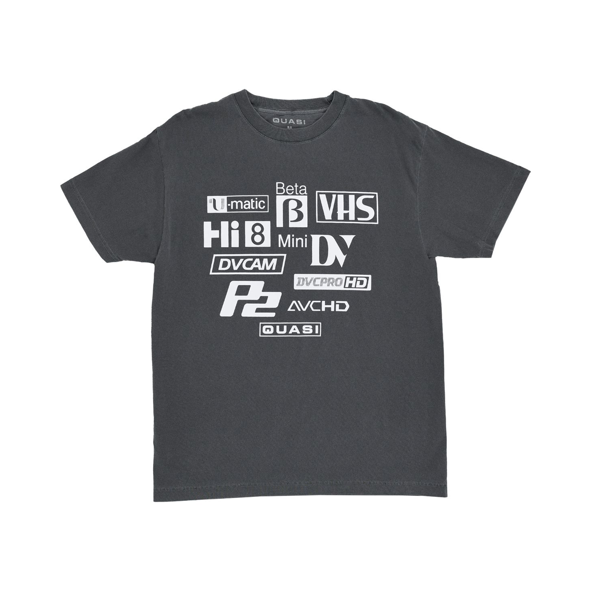 Quasi Formats Tee - Faded Black