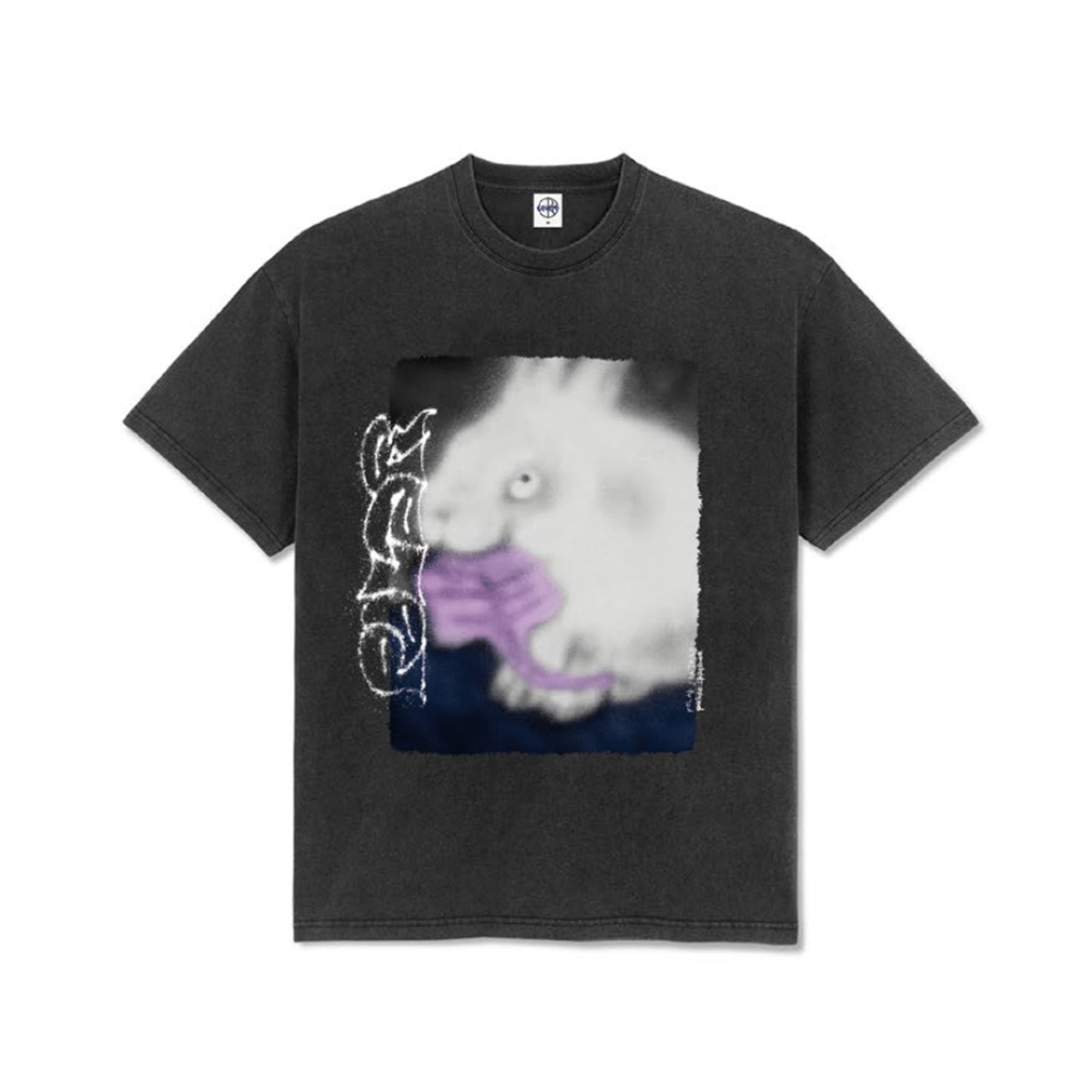 Polar Rabbit T-Shirt - Silver Black