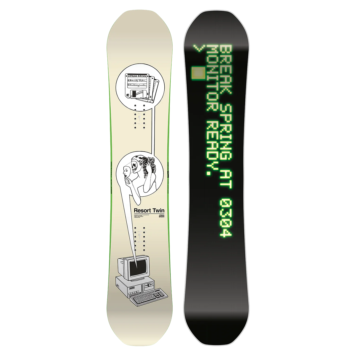 Spring Break 2026 Resort Twin Snowboard - Assorted Sizes