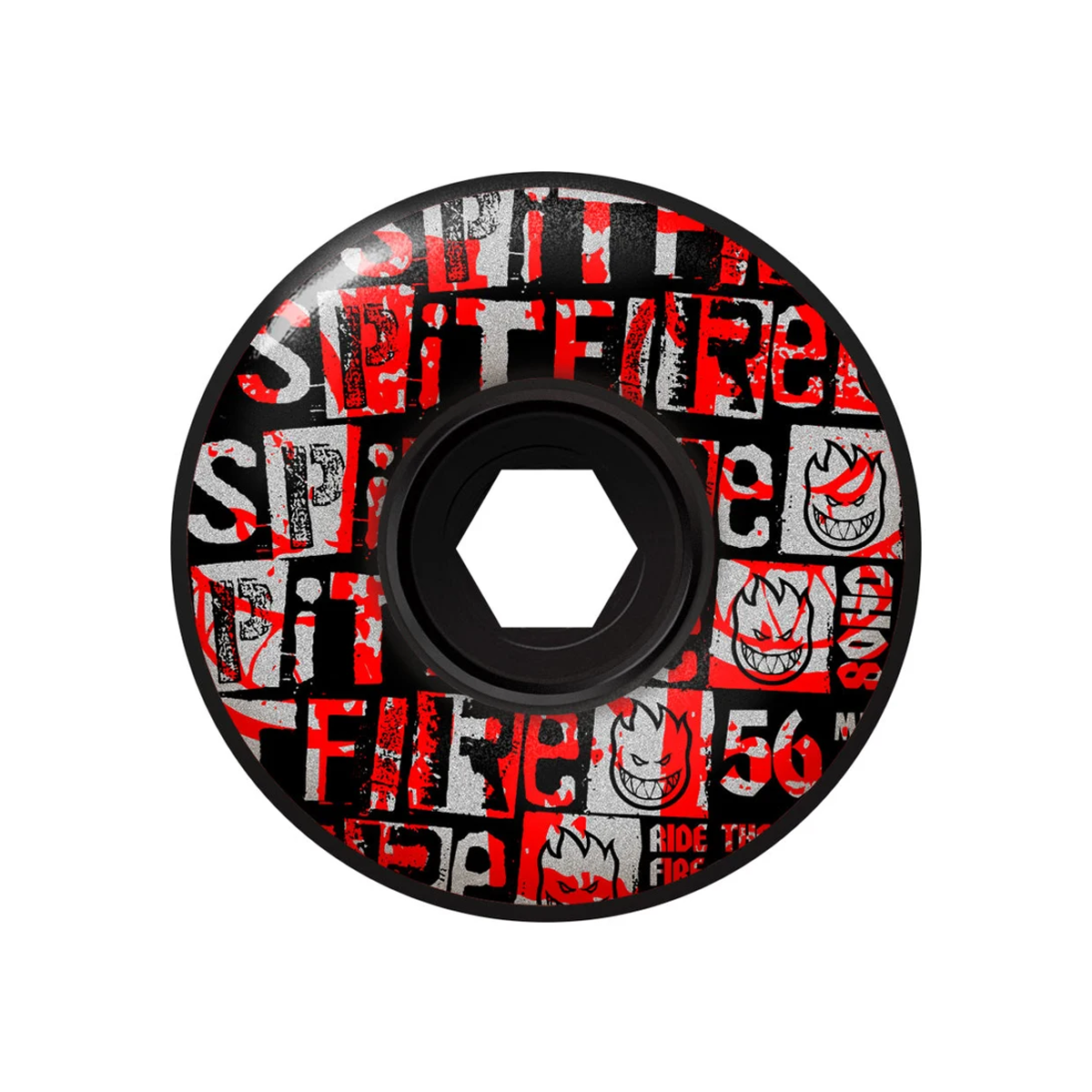 Spitfire Formula Four Ransom Radial Full Black 80d - 56mm