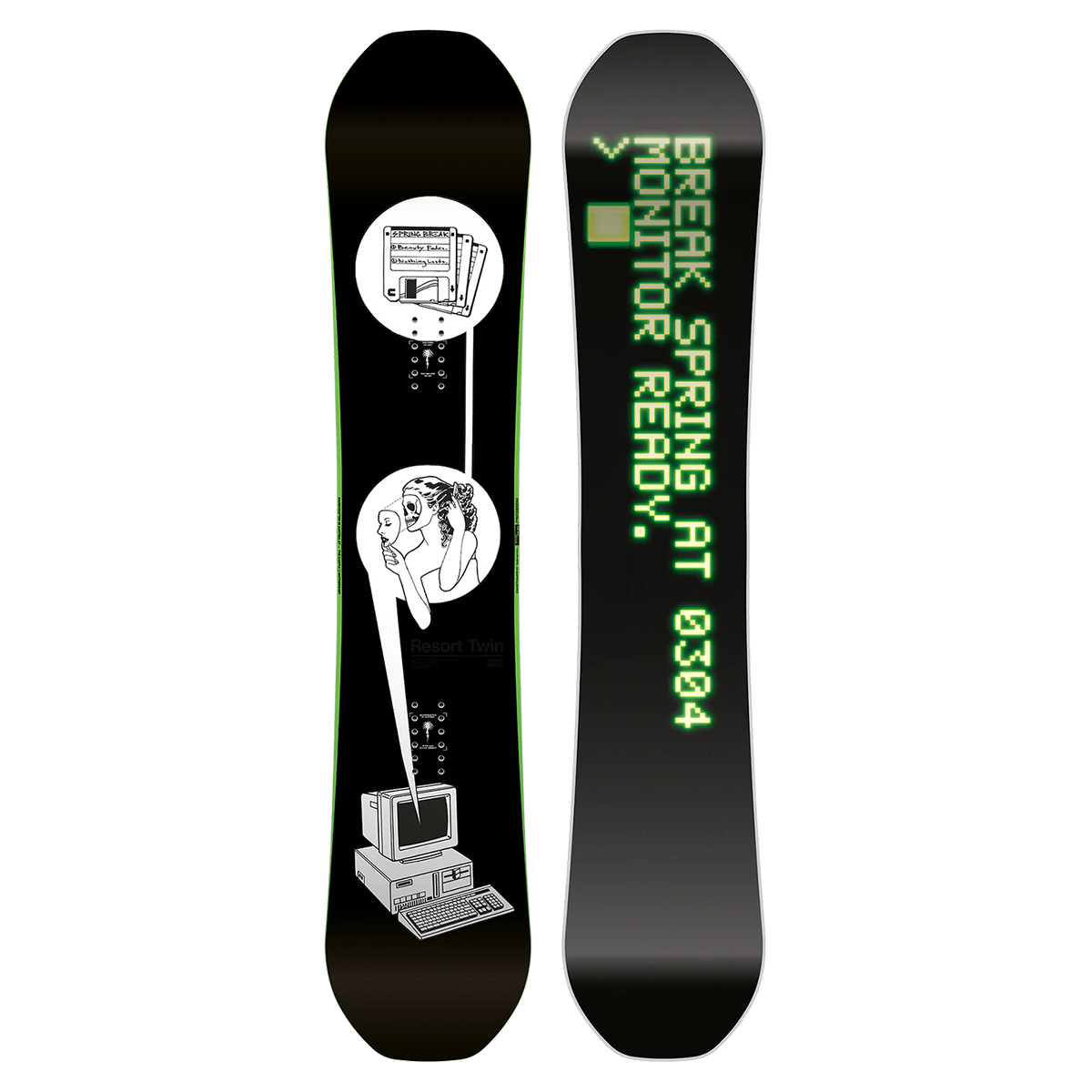 Spring Break 2026 Resort Twin Snowboard - Assorted Sizes