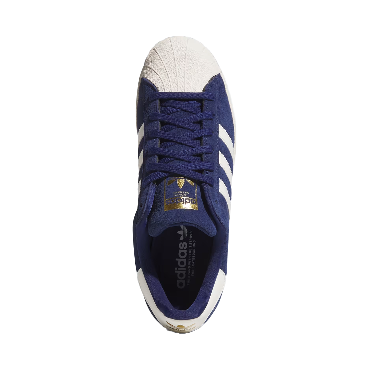 Adidas Superstar ADV Shoes - Dark Blue / Chalk White / Gold Metallic