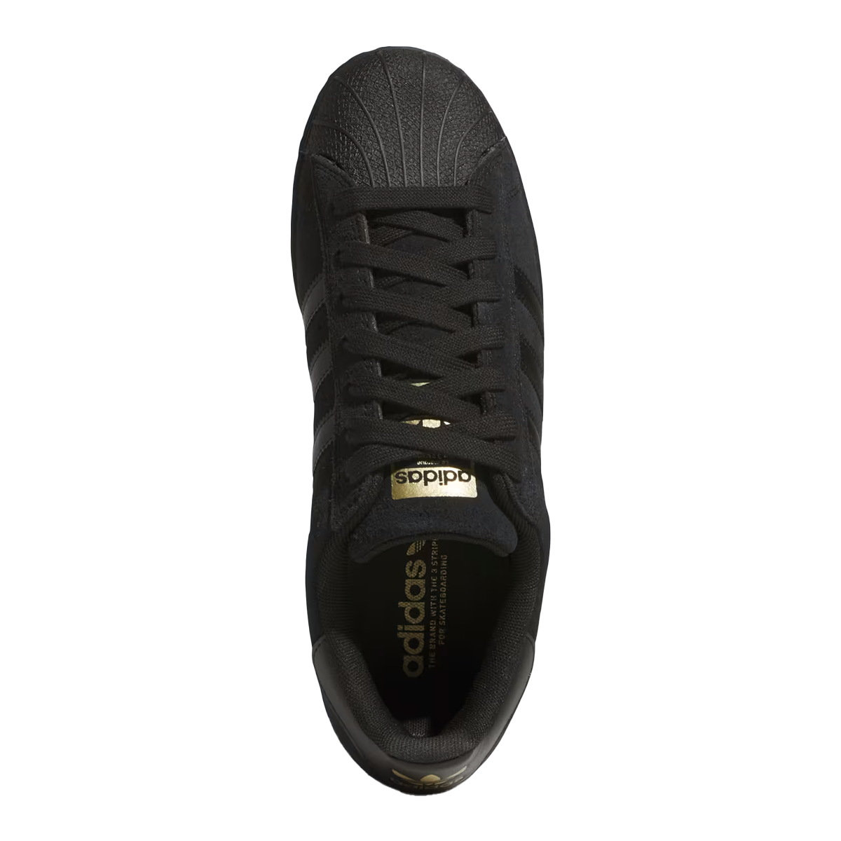 Adidas Superstar ADV Shoes - Core Black / Core Black / Gold Metallic