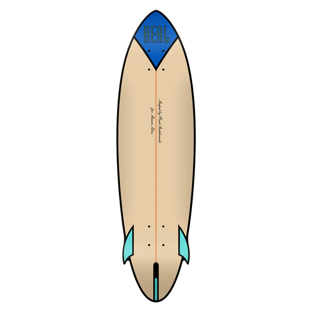 Real Mason Silva Speed Egg Skate Deck - 9.25