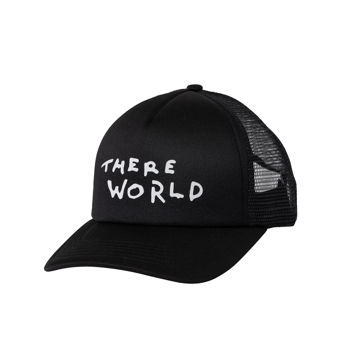 There There World Trucker Hat - Black