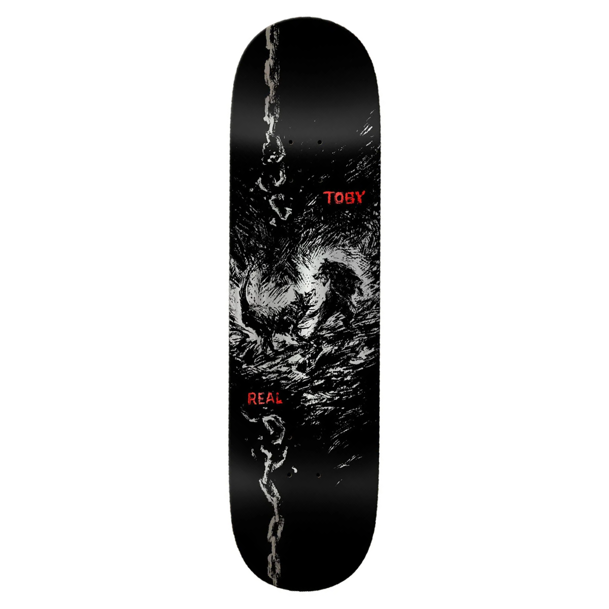 Real Toby Dog Bite Skate Deck - 8.25