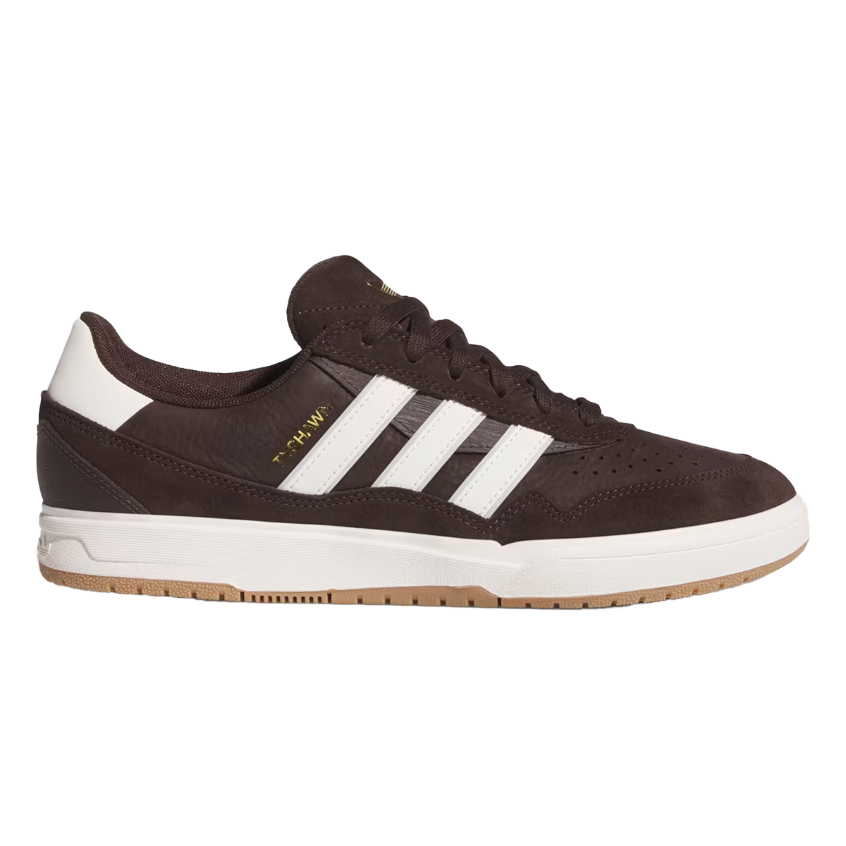 Adidas Tyshawn II Shoes - Aurora Coffee / Off White / Chalk White
