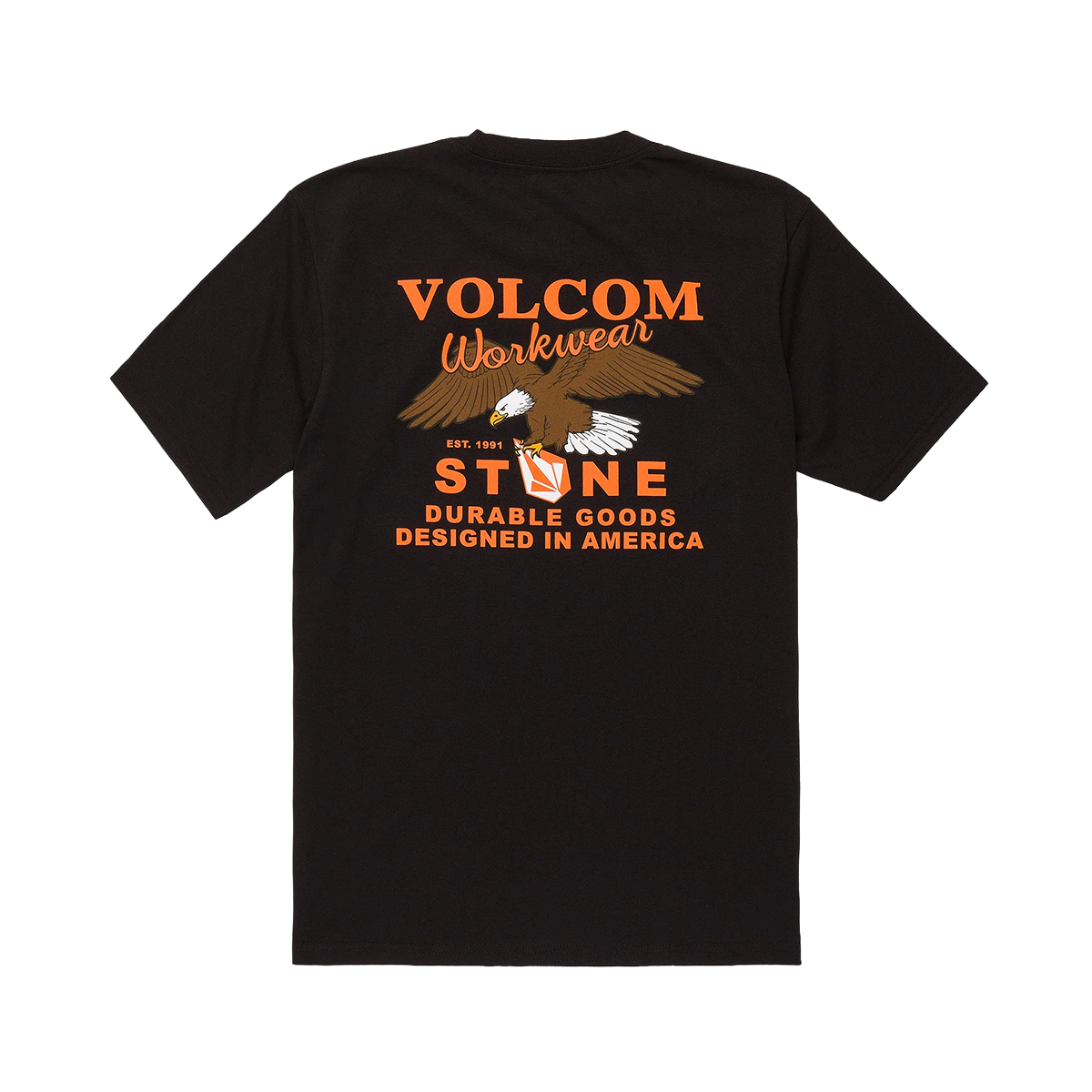 Volcom Stone Talon Workwear T-Shirt - Black