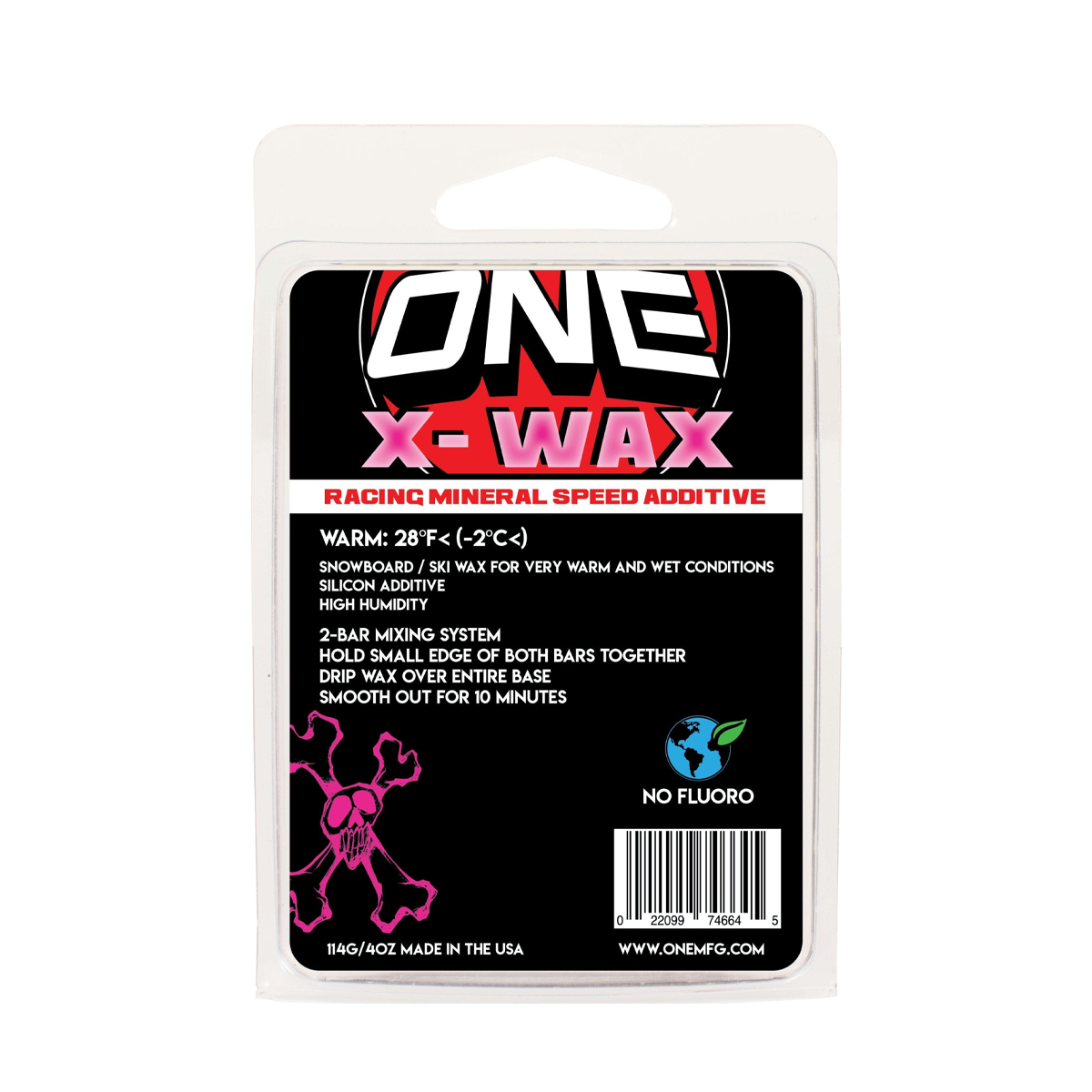 One Ball X-Wax 114g Snowboard Wax - Warm