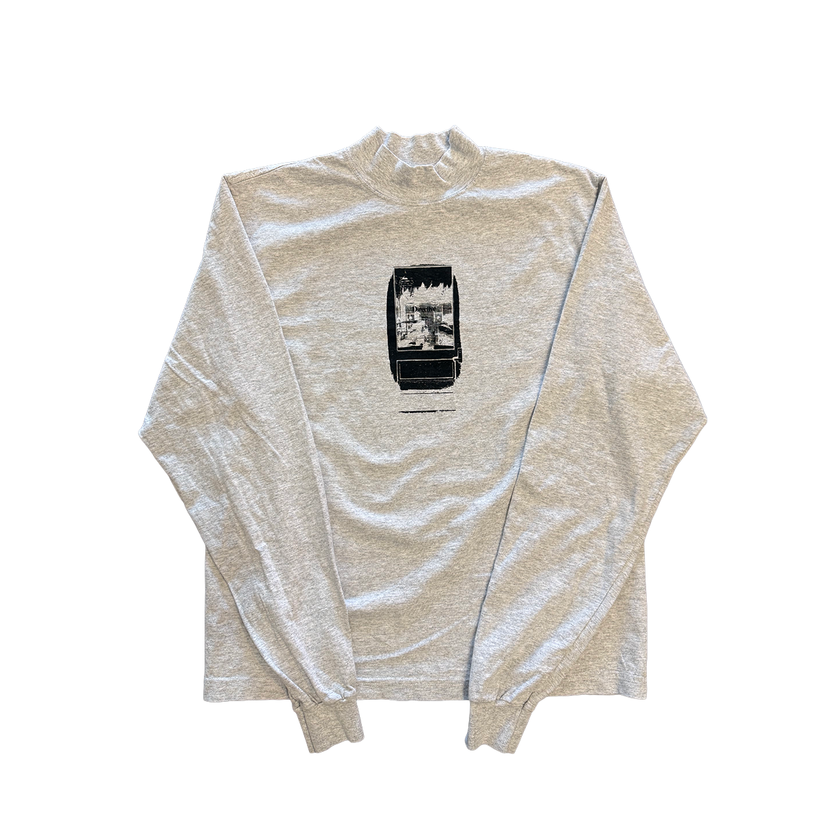 Directive Back Door Mockneck T-Shirt - Ash