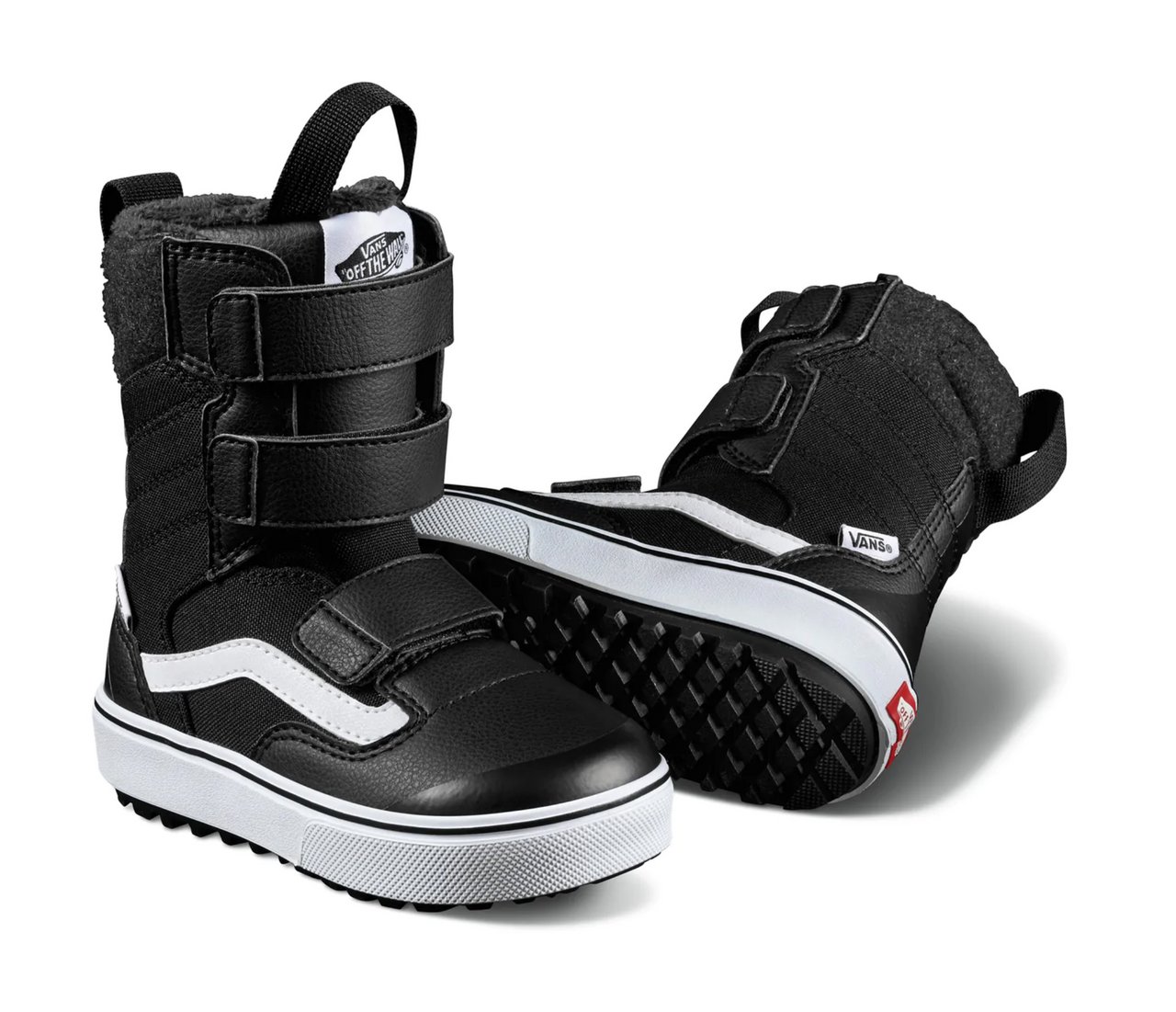 Vans Kids 2026 Juvie Mini Snowboard Boots - Black / White